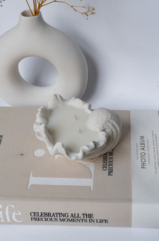 Scallop Relaxing Beach Candle