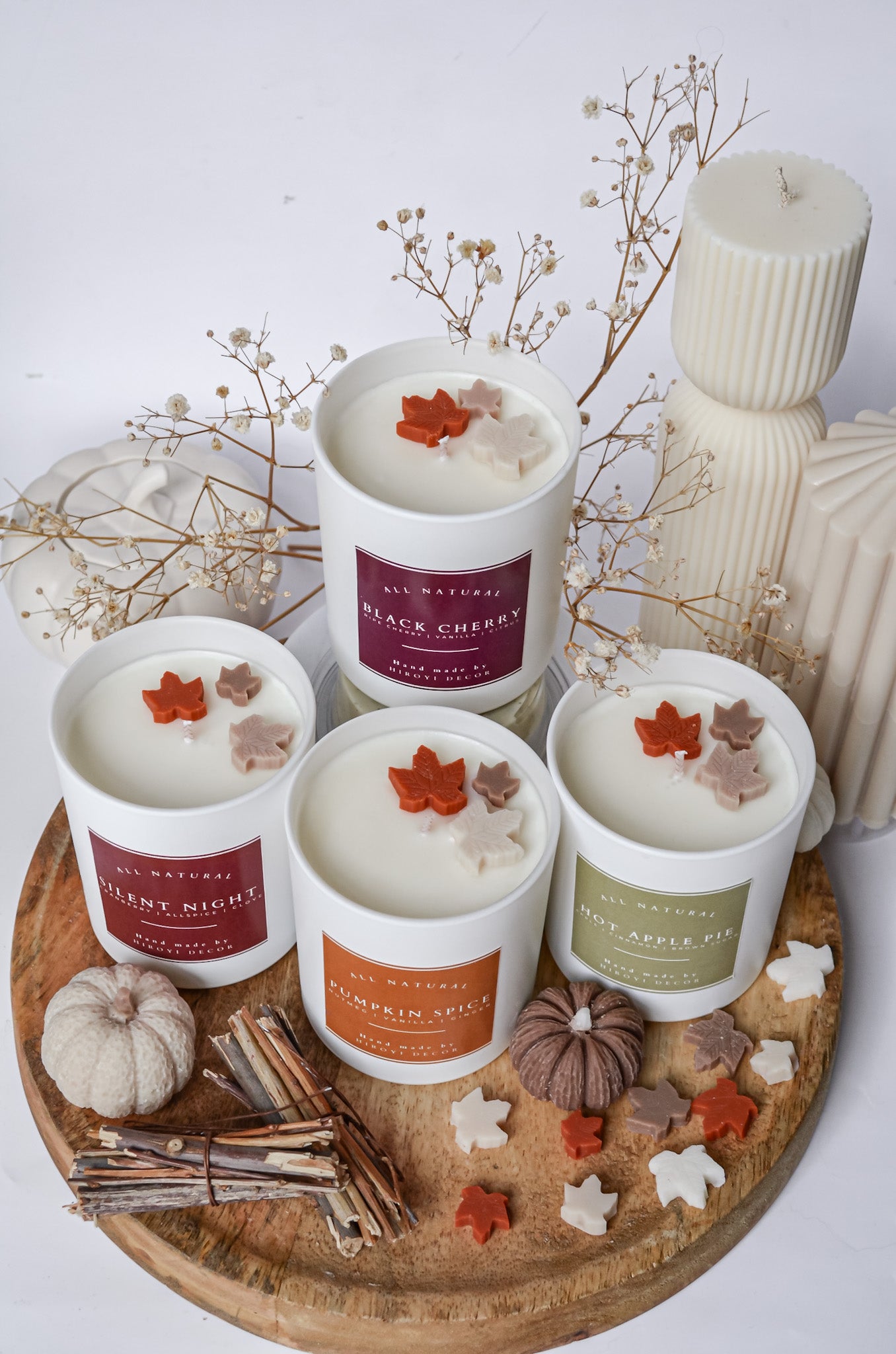 Pumpkin Spice - Frosty Autumn Candle