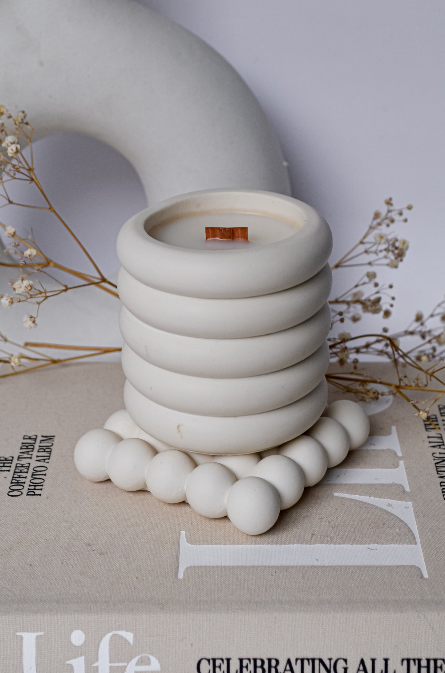 Minimalist Ring Candle Jar